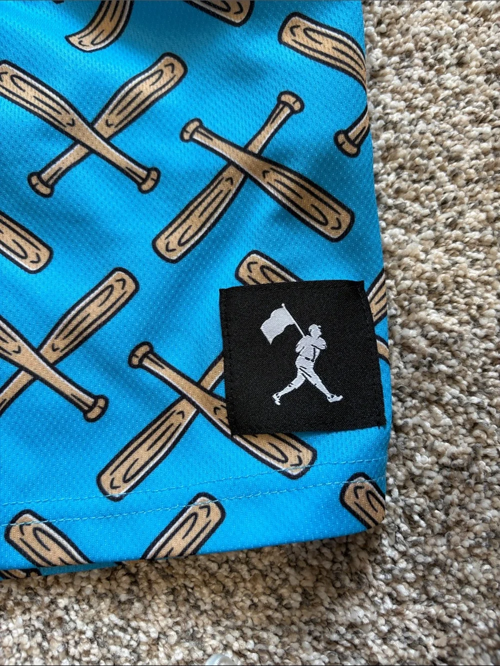 Baseballism Heavy Hitters Diamond Air Mesh Shorts - Youth Large